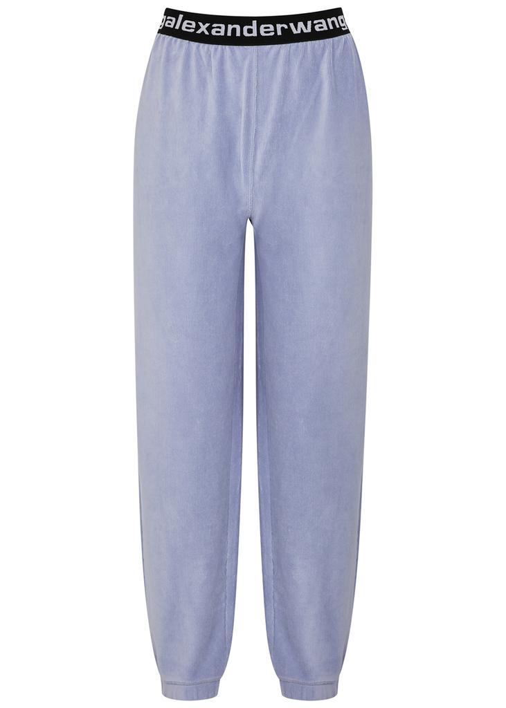 Blue stretch-corduroy trousers商品第1张图片规格展示