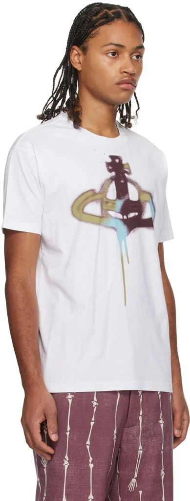 商品Vivienne Westwood|White Spray Orb Classic T-Shirt,价格¥1068,第2张图片详细描述