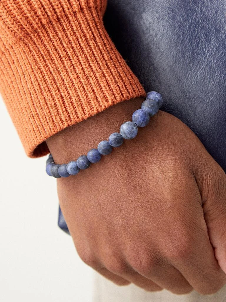 商品Completedworks|Sodalite & 14kt gold-plated beaded bracelet,价格¥1074,第2张图片详细描述