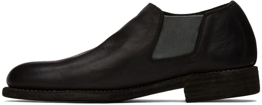 商品guidi|Black Slip-On Derbys,价格¥3154,第3张图片详细描述