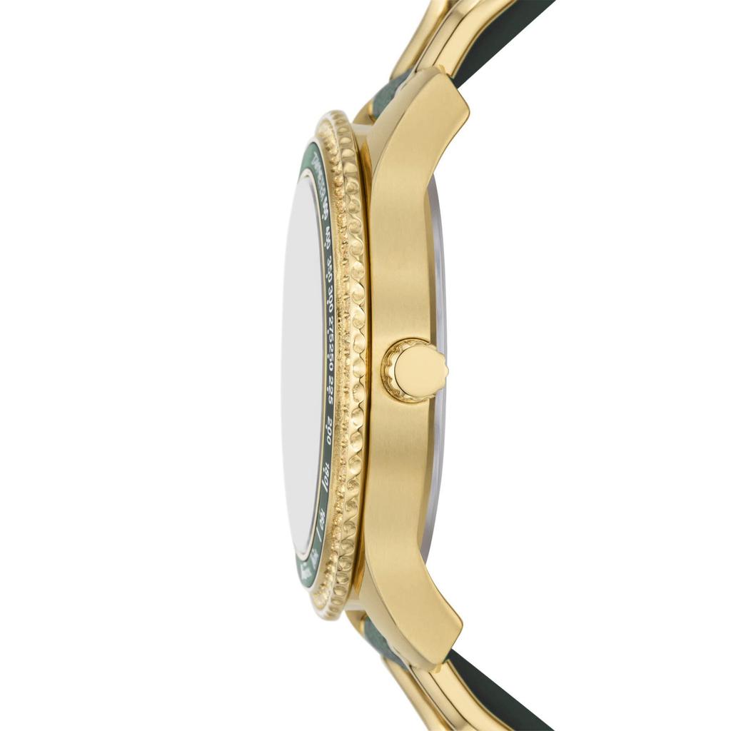 Stella Chronograph Stainless Steel and Leather Watch - ES5243商品第2张图片规格展示