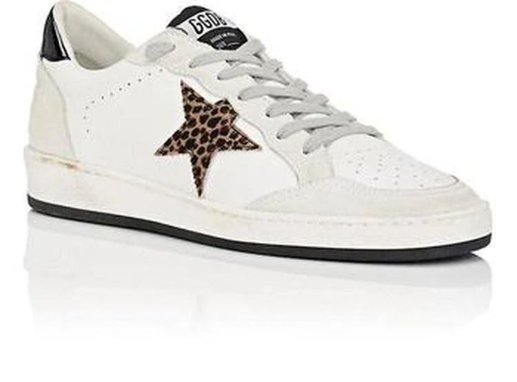 商品Golden Goose|Women's Ball Star Leather Sneakers,价格¥3310,第2张图片详细描述