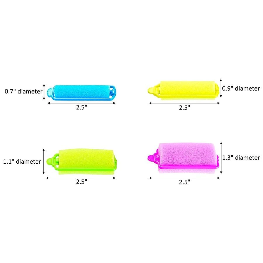 商品Conair|Foam Self-Fastening Multi-Size Hair Rollers,价格¥88,第5张图片详细描述