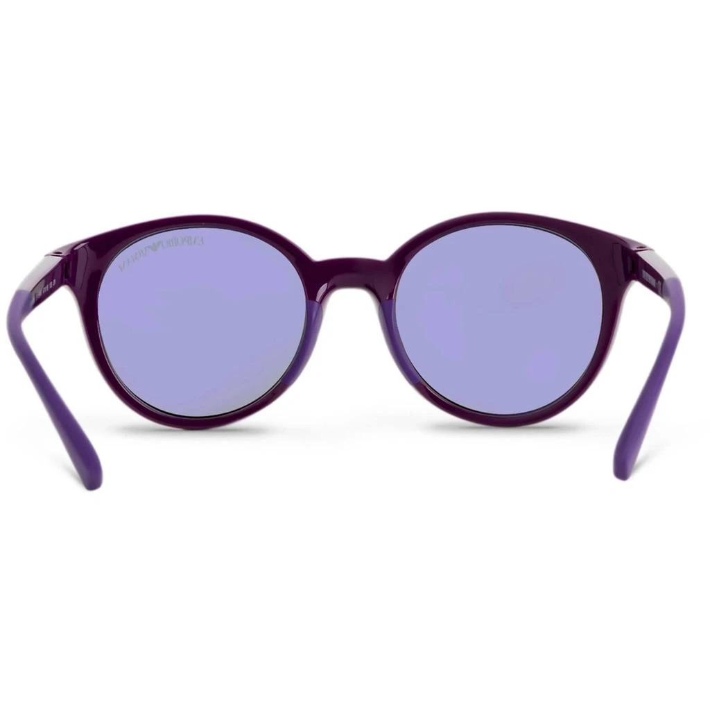 商品Emporio Armani|Emporio Armani Women's Sunglasses - Violet Round Frame Purple Lens | 4185 51154V,价格¥385,第4张图片详细描述