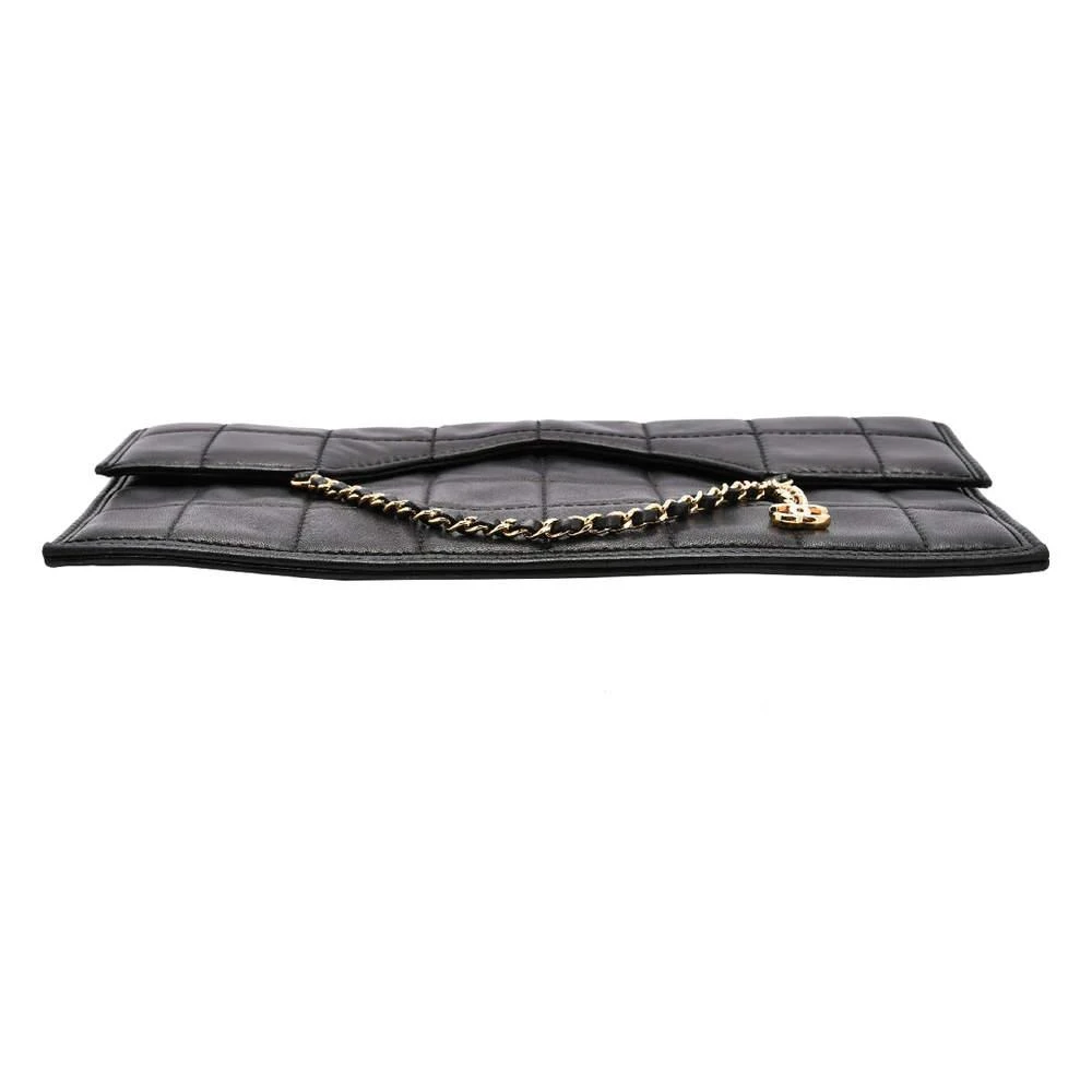 商品[二手商品] Chanel|Chanel Box Quilted Leather Fold Down Envelope Clutch Bag,价格¥22555,第3张图片详细描述