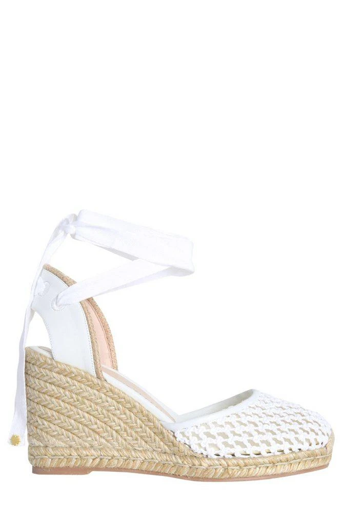 商品Stuart Weitzman|Stuart Weitzman Marguerita Mesh Detailed Espadrilles,价格¥1870,第1张图片