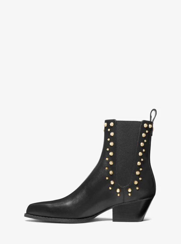 商品Michael Kors|Kinlee Astor Studded Leather Ankle Boot,价格¥889,第3张图片详细描述