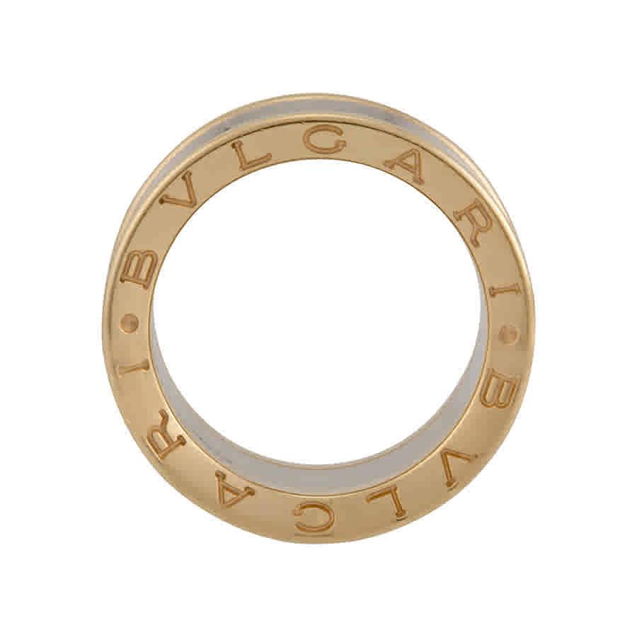 Bvlgari B.zero1 Anish Kapoor Pink Gold and Steel Ring Size 51商品第3张图片规格展示