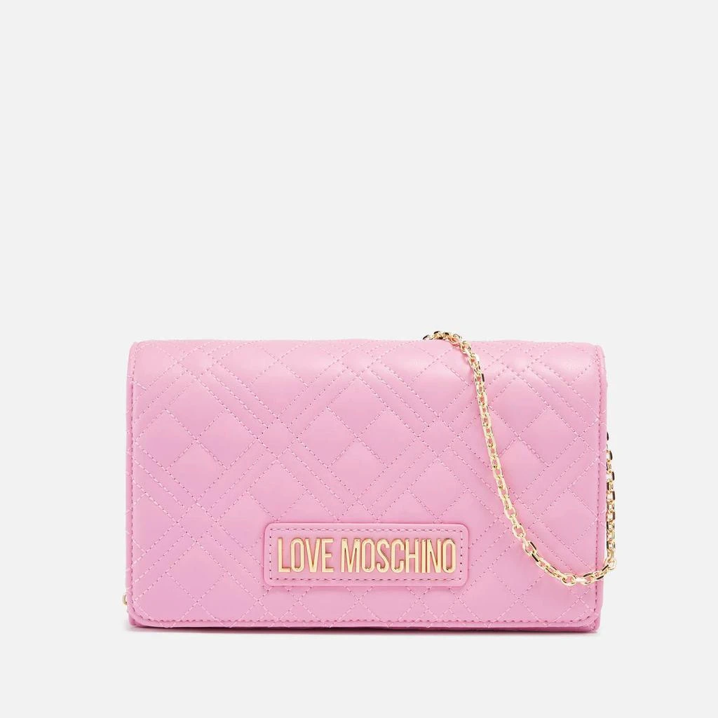 商品The Hut|Love Moschino Classic Quilted Faux Leather Shoulder Bag,价格¥528,第1张图片