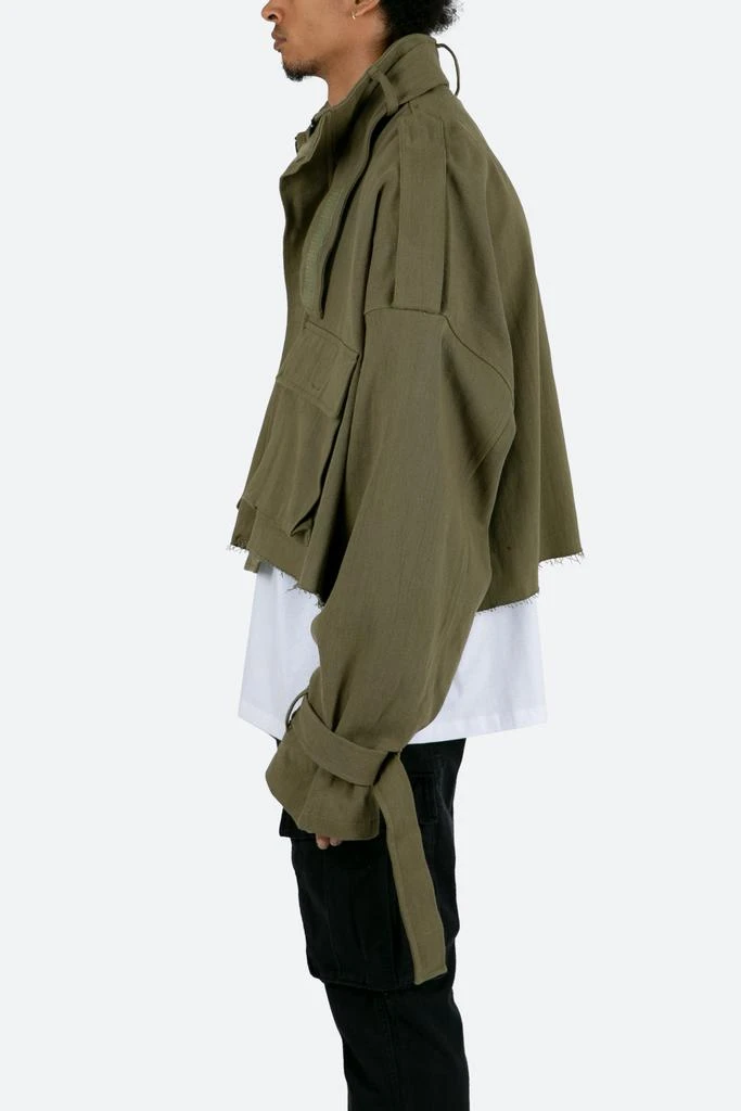 商品MNML|Cropped M65 Jacket - Olive,价格¥287,第3张图片详细描述