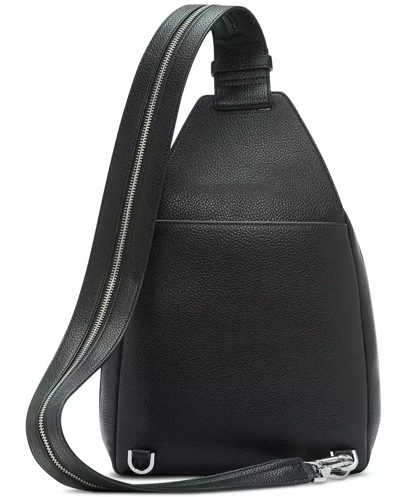 商品Calvin Klein|Millie Convertible Leather Sling Bag, Backpack,价格¥566,第5张图片详细描述