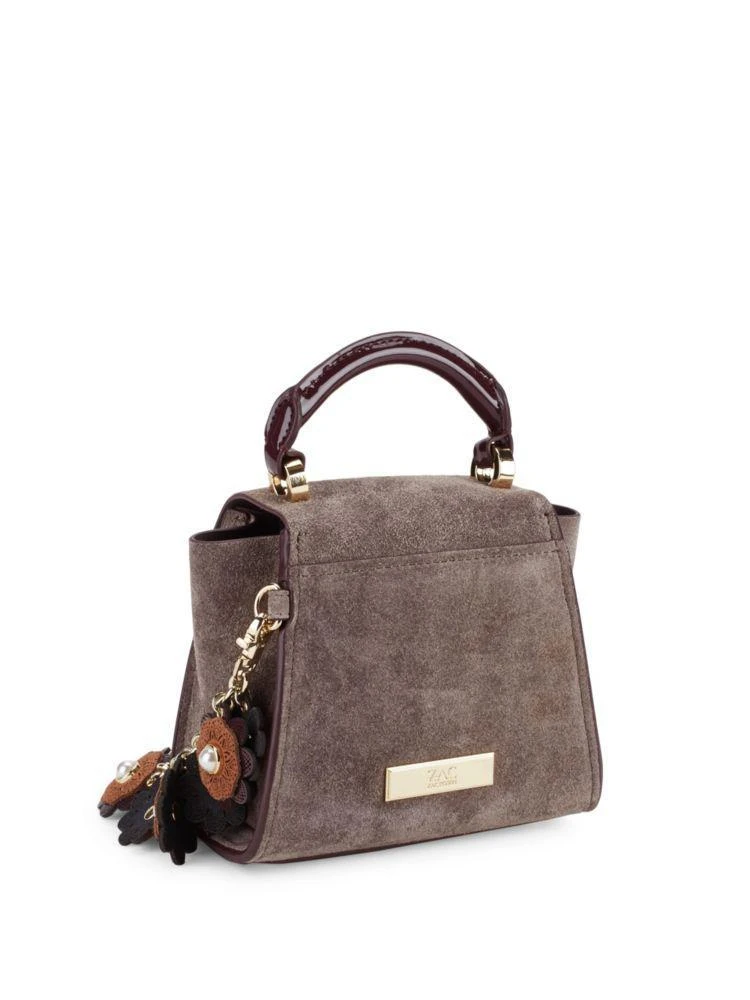 商品Zac Posen|Eartha 麂皮迷你斜跨包,价格¥1062,第4张图片详细描述