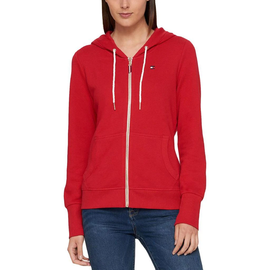 商品Tommy Hilfiger|Tommy Hilfiger Womens Jacket Warm Zip Hoodie,价格¥245,第1张图片