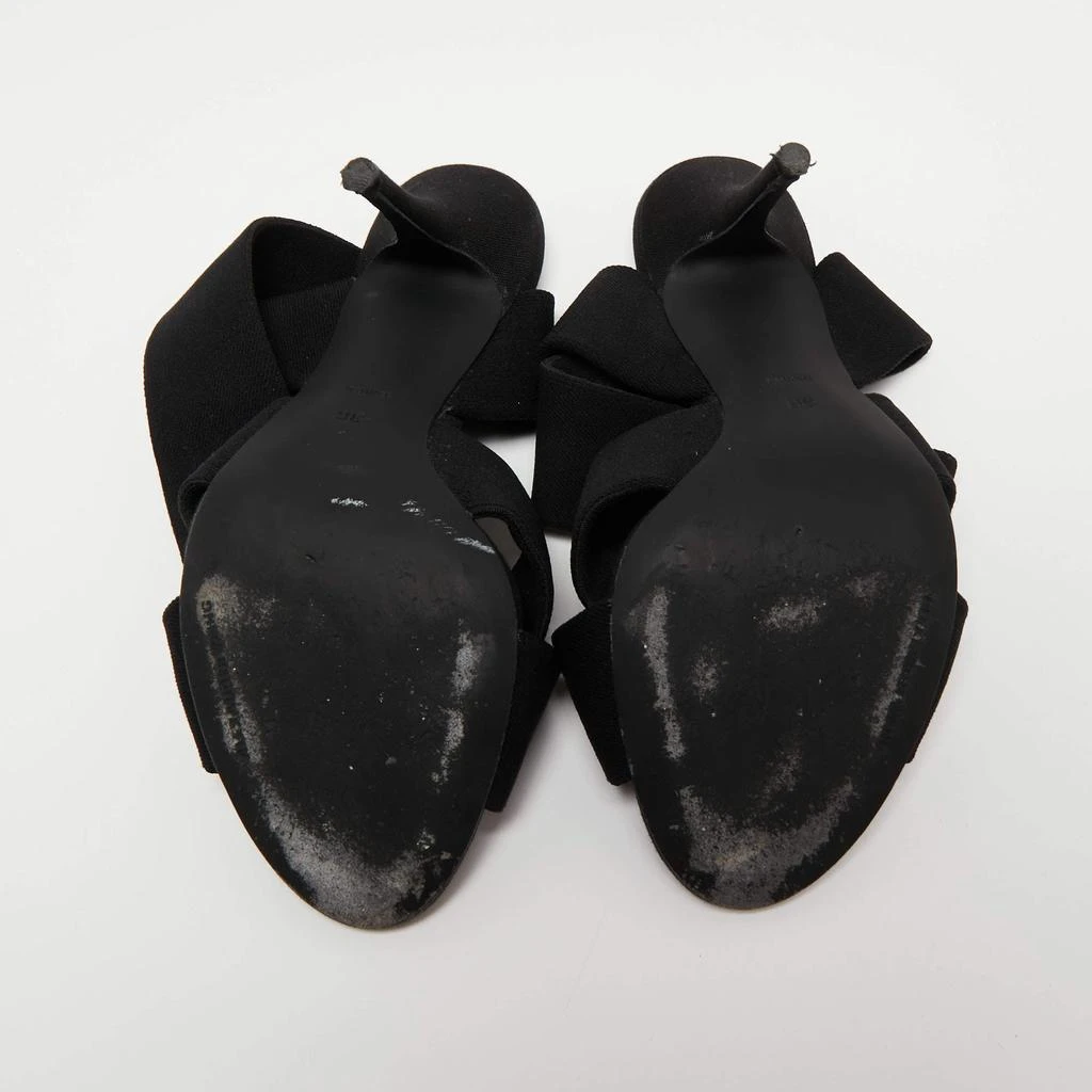 Alexander Wang Black Canvas Ankle Wrap Sandals Size 36 商品