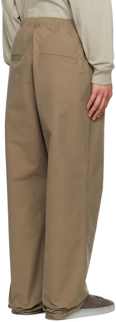商品Essentials|Brown Relaxed Track Pants,价格¥487,第3张图片详细描述