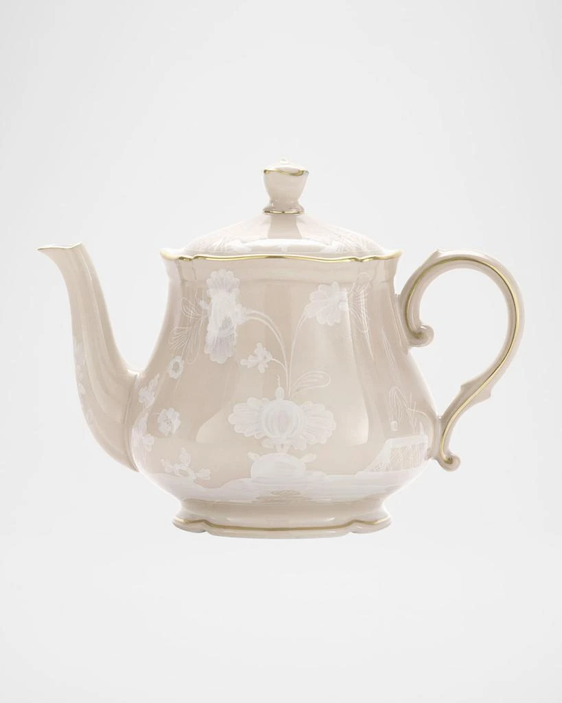 商品GINORI 1735|Oriente Italiano Meringa Teapot for 6, 24 oz.,价格¥5432,第1张图片