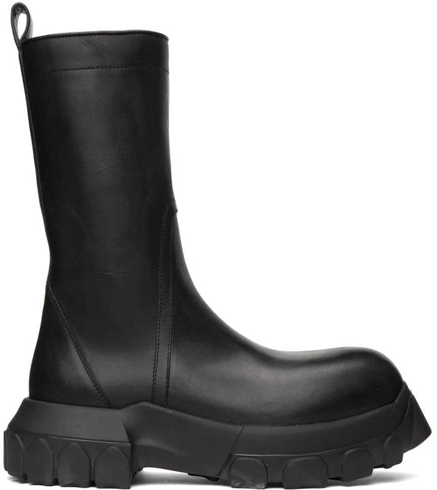 商品Rick Owens|黑色 Creeper Bozo Tractor 中筒靴,价格¥8117,第1张图片