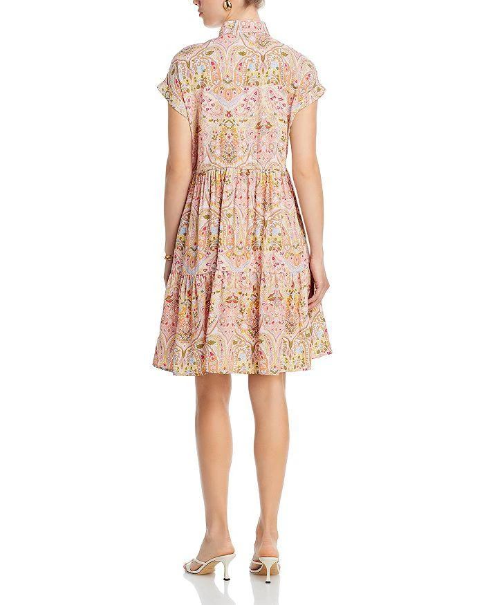 商品Tahari|Printed Tiered Skirt Dress,价格¥367,第3张图片详细描述