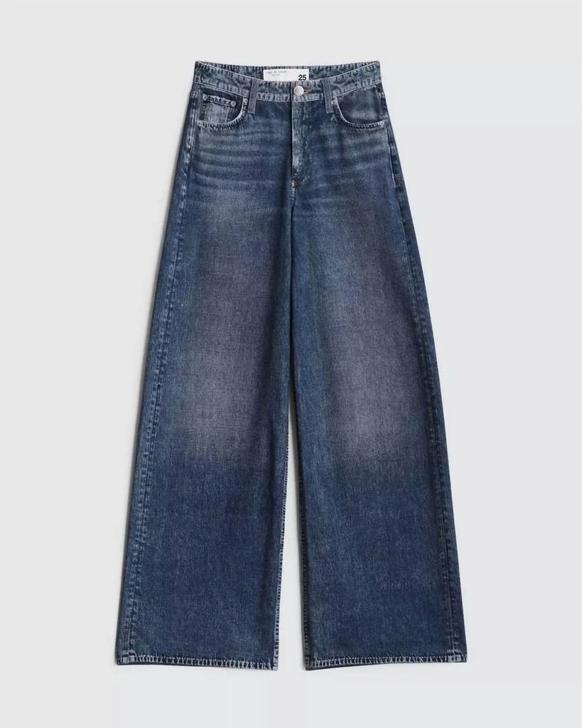商品Rag & Bone|Miramar Sofie Wide Leg Jean In Kimber Wash,价格¥1260,第5张图片详细描述