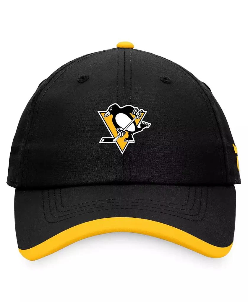 商品Fanatics|Men's Black Pittsburgh Penguins Authentic Pro Rink Pinnacle Adjustable Hat,价格¥258,第4张图片详细描述