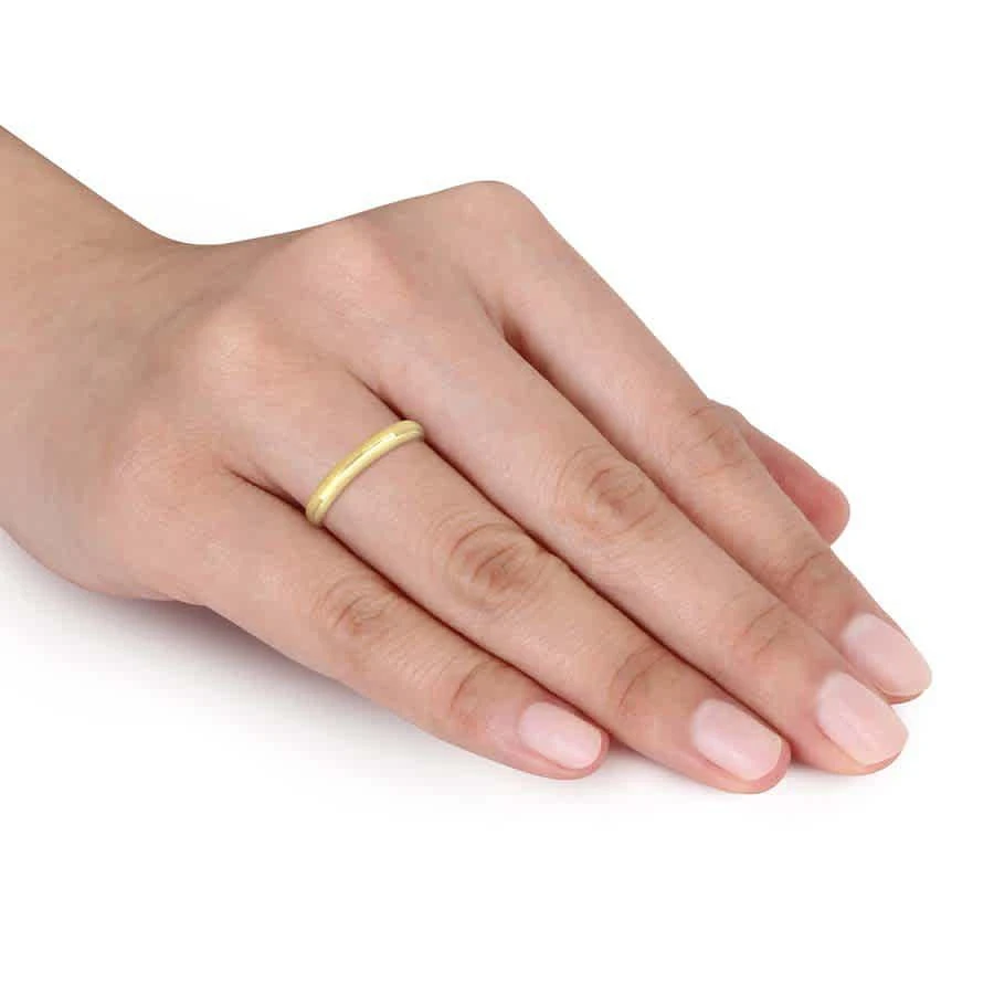 商品Amour|Ladies 10K Yellow Gold Wedding Band 3mm JMS005382,价格¥1296,第2张图片详细描述