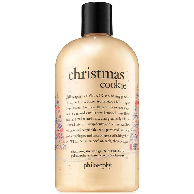 商品philosophy|Christmas Cookie Shampoo, Shower Gel & Bubble Bath,价格¥136,第1张图片