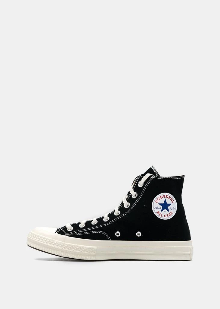 商品Comme des Garcons|COMME DES GARCONS PLAY Black Converse Red Heart Chuck 70 Sneakers,价格¥780,第2张图片详细描述