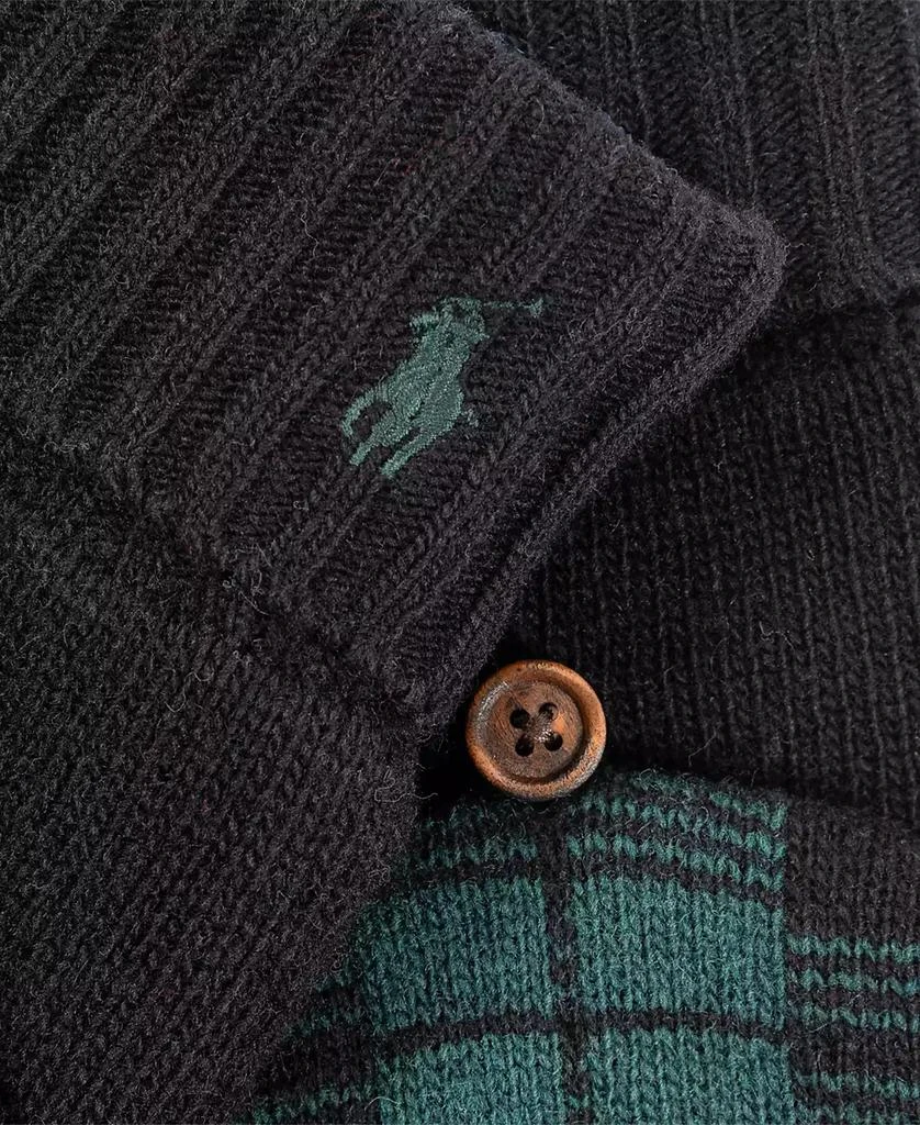 商品Ralph Lauren|Men's Tartan Mitt Convertible Gloves,价格¥507,第2张图片详细描述