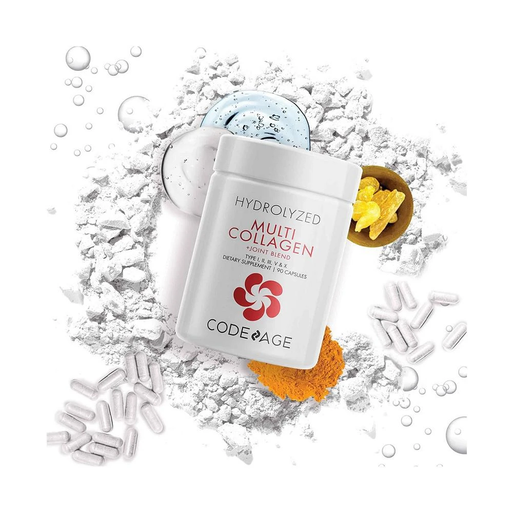 商品Codeage|Multi Collagen Peptides + Joint Blend,  Hydrolyzed Collagen Protein, Astaxanthin, Turmeric Supplement - 90ct,价格¥277,第2张图片详细描述