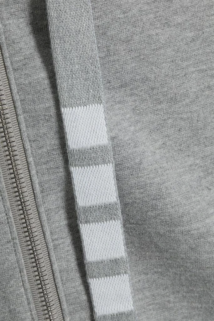 商品Thom Browne|Mélange cotton-jersey hoodie,价格¥2496,第4张图片详细描述