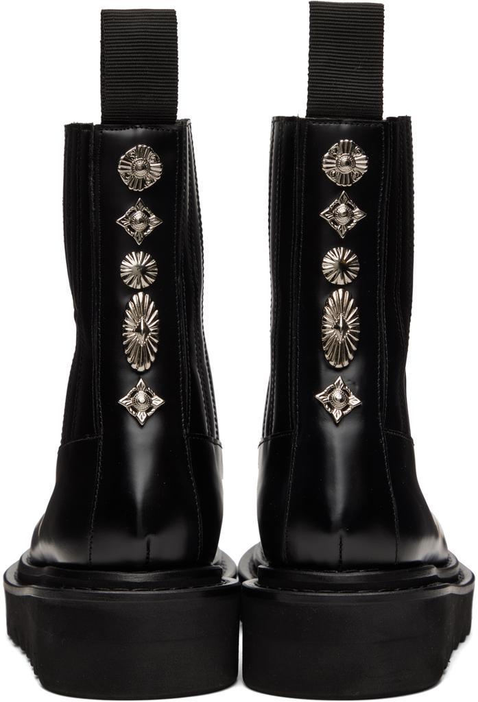 商品Toga Pulla|Black Side Gore Zip Boots,价格¥3456,第4张图片详细描述