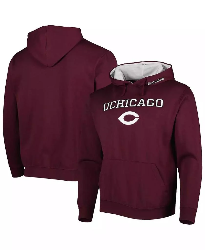 商品Colosseum|Men's Maroon UChicago Maroons Isle Pullover Hoodie,价格¥239,第1张图片