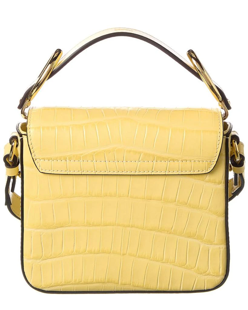 商品Chloé|Chloe C Mini Croc-Embossed Leather Shoulder Bag,价格¥5859,第2张图片详细描述
