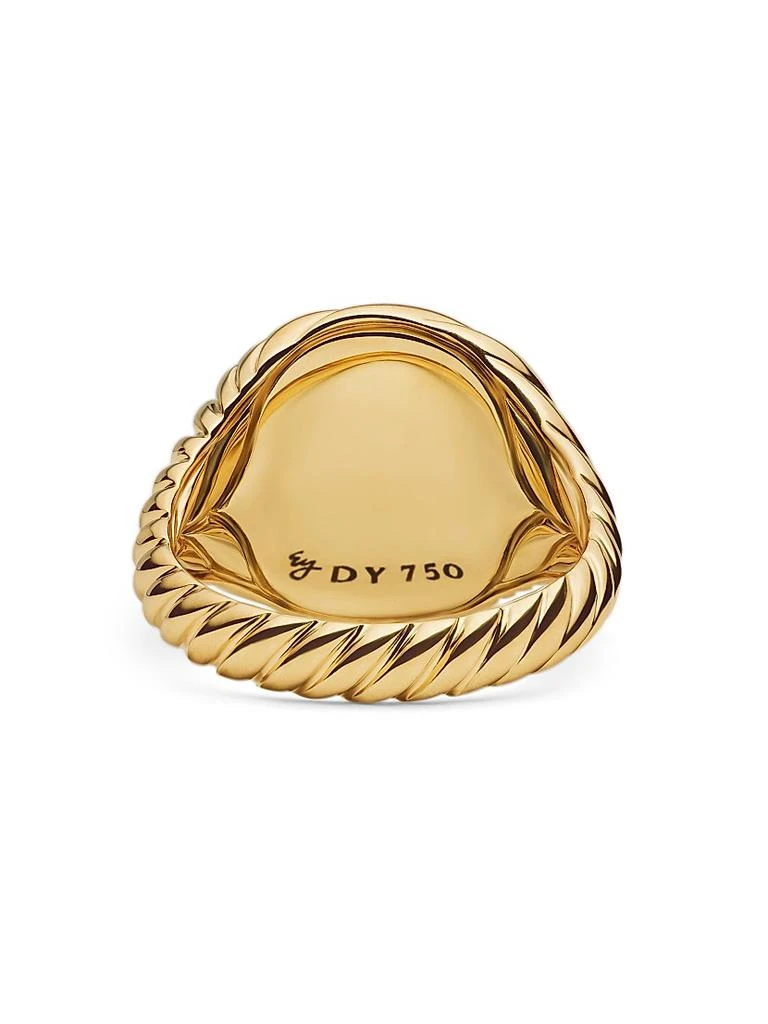 商品David Yurman|Sculpted Cable Pinky Ring in 18K Yellow Gold, 13MM,价格¥16643,第5张图片详细描述