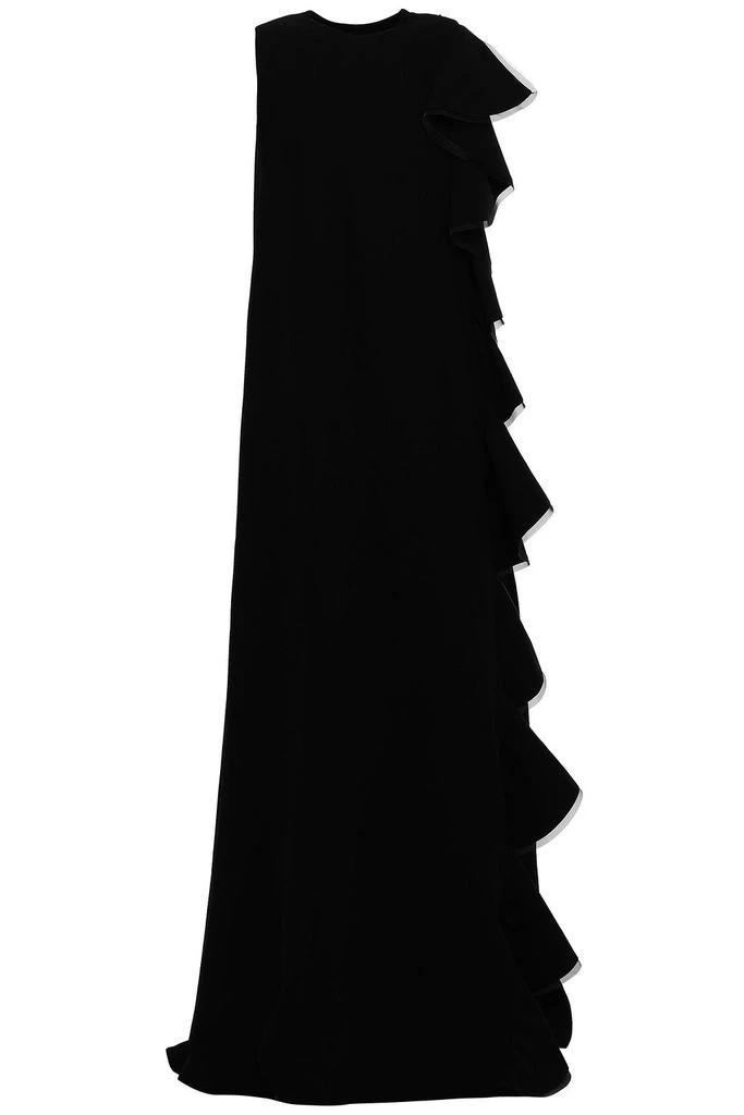 商品Valentino|Ruffled silk-crepe gown,价格¥19557,第3张图片详细描述