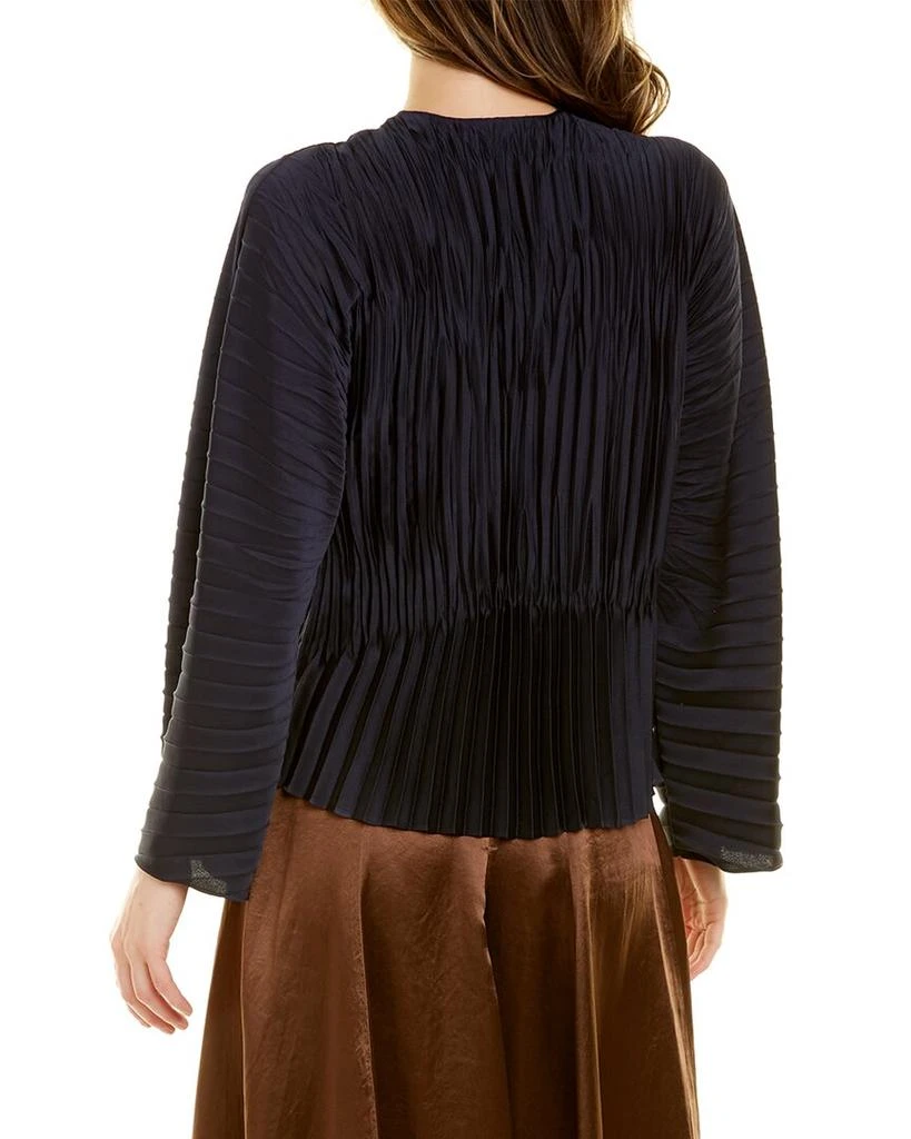 商品Vince|Vince Long Sleeve Pleated V-Neck Blouse,价格¥869,第2张图片详细描述