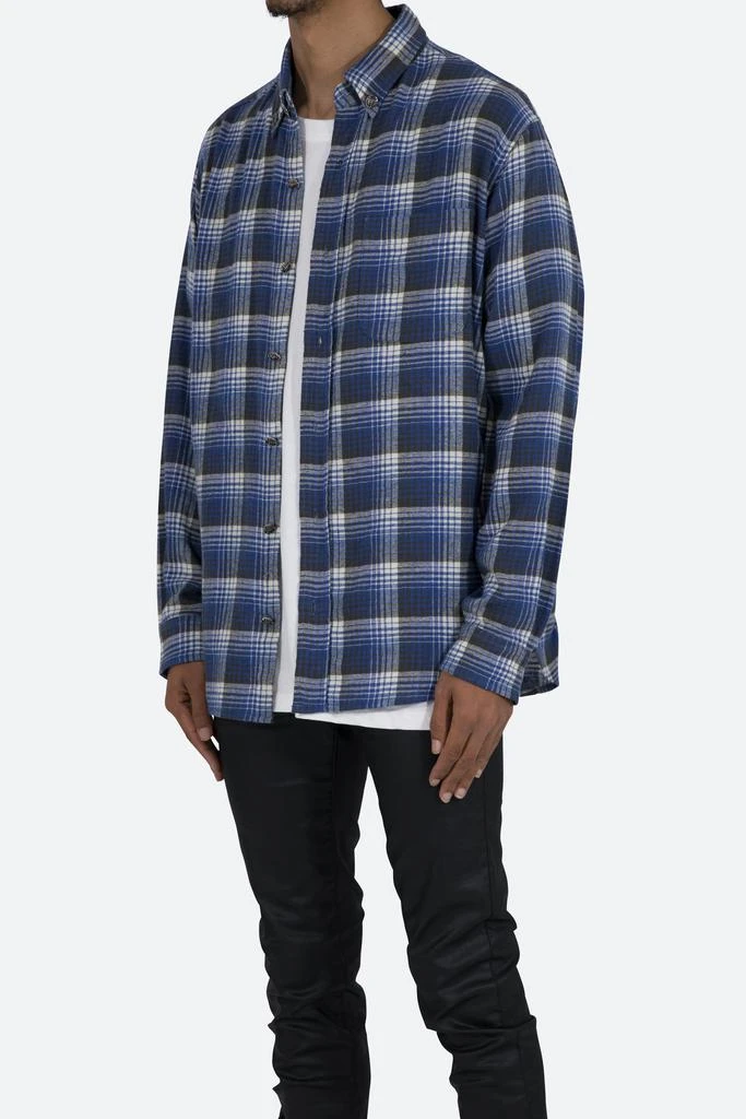 商品MNML|Scorpion Vintage Flannel - Blue/White,价格¥107,第3张图片详细描述