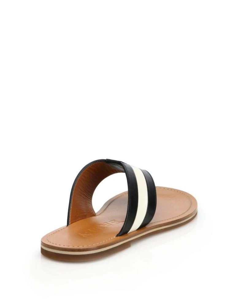 商品Bally|Amilton Flex Leather Flip Flops,价格¥2073,第2张图片详细描述