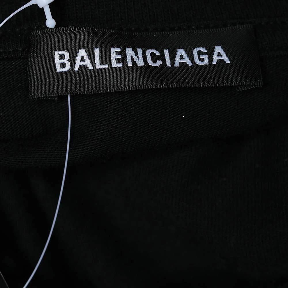 商品[二手商品] Balenciaga|Balenciaga Black Knit Glossy Logo Print Sleeveless T-Shirt XS,价格¥891,第5张图片详细描述