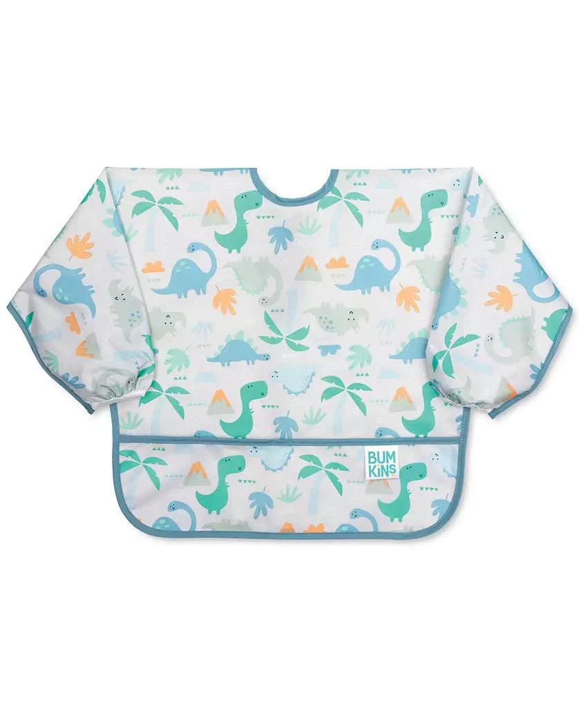 商品Bumkins|Baby Boys Dinosaur Printed Sleeved Waterproof Bib,价格¥105,第1张图片