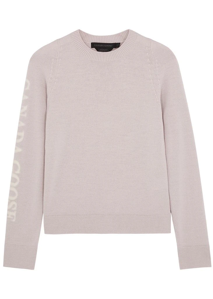 商品Canada Goose|Saturna logo-intarsia wool jumper,价格¥2846,第1张图片