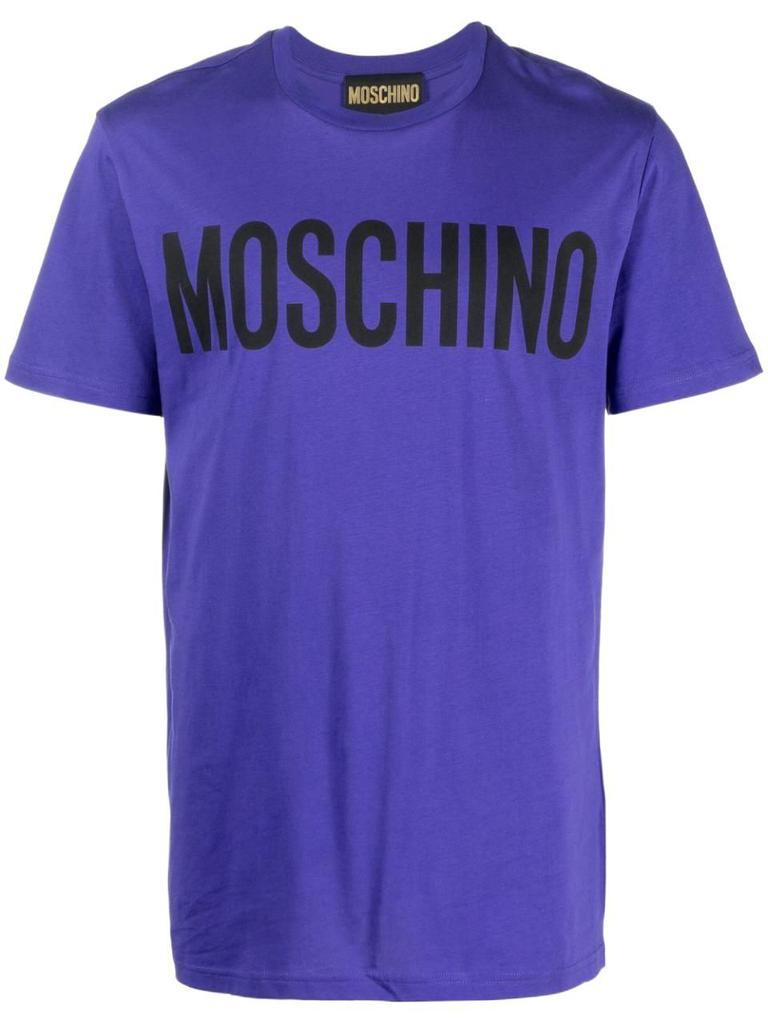 商品Moschino|Moschino Men's Blue Other Materials T-Shirt,价格¥1528,第1张图片