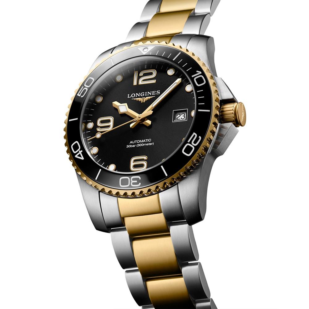 Men's Swiss Automatic HydroConquest Two-Tone Stainless Steel Bracelet Watch 41mm商品第2张图片规格展示