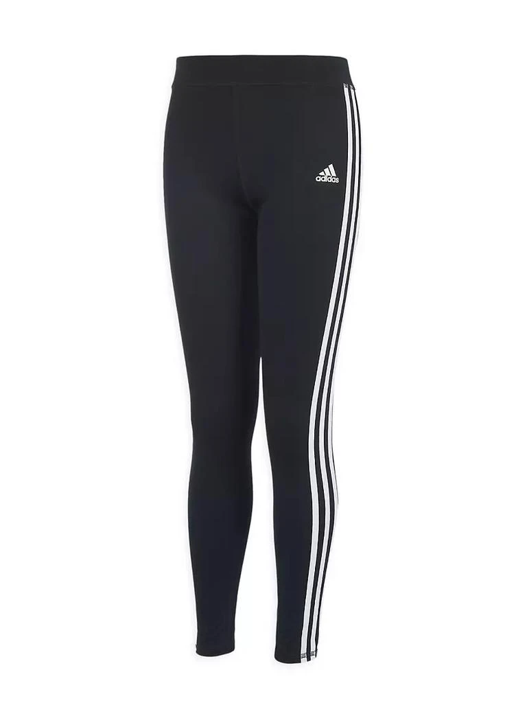 商品Adidas|Little Girl's & Girl's 3-Stripe Logo Leggings,价格¥124,第1张图片