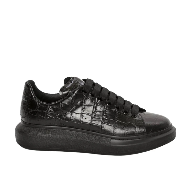 商品Alexander McQueen|平底休闲系带男士运动鞋黑白两色553680-WIAY0（（澳门仓发货）,价格¥4437,第1张图片