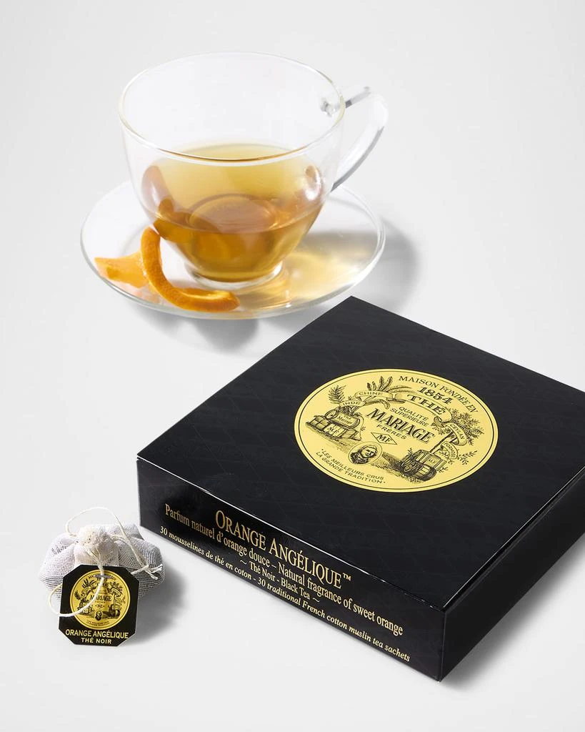 商品Mariage Freres International|Orange Angelique Black Tea Box, 30 Tea Sachets,价格¥345,第2张图片详细描述