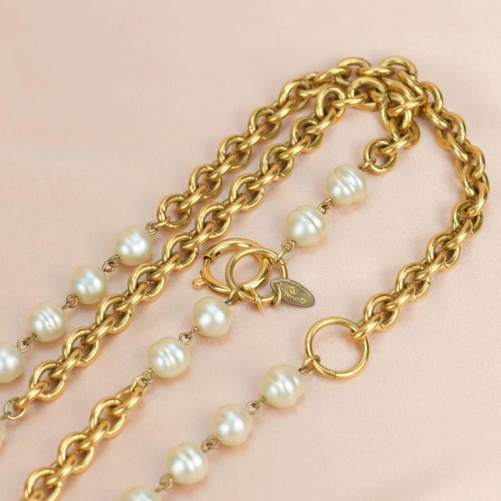 商品[二手商品] Chanel|Chanel Vintage 1980as Strand Pearl Necklace,价格¥19229,第4张图片详细描述