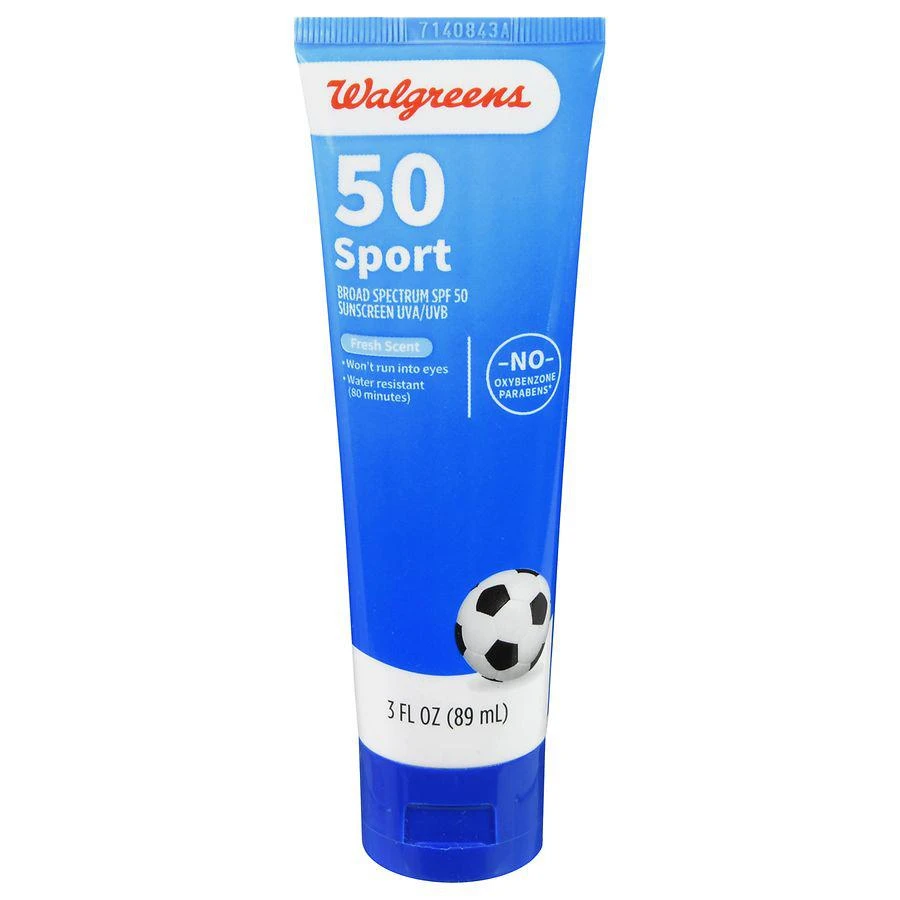 商品Walgreens|Sport Sunscreen Lotion SPF 50,价格¥38,第1张图片