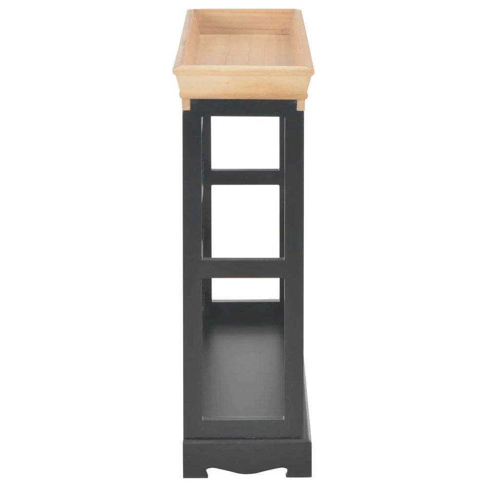 商品vidaXL|Wine Cabinet Black 27.6"x8.9"x27.8" MDF, 280067,价格¥792,第4张图片详细描述