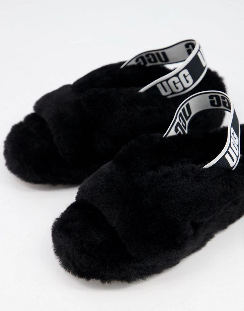 商品UGG|UGG Fab Yeah Slide slippers in black,价格¥772,第2张图片详细描述